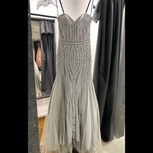Andrea & Leo Strapless Mermaid Gown